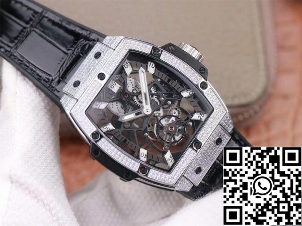 Hublot Masterpiece Tourbillon 906 NX 0129 VR AES13 1 1 Migliore Edizione JB Factory Diamond Swiss HUB 9006 Replica Orologio 5642 Hublot Masterpiece Tourbillon 906.NX.0129.VR.AES13 1:1 Migliore Edizione JB Factory Diamond Swiss HUB 9006