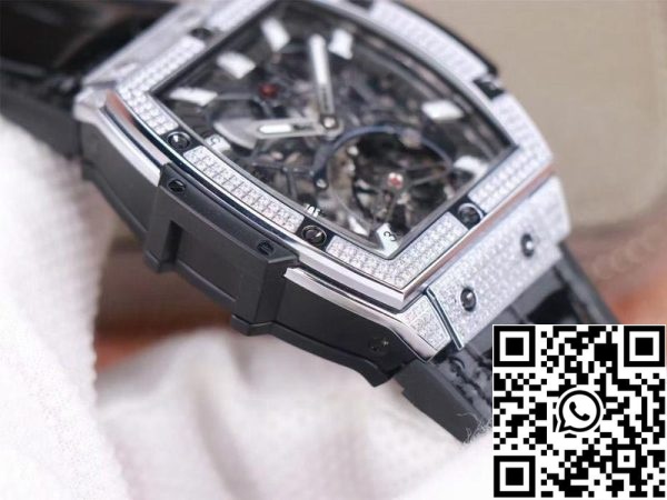 Hublot Masterpiece Tourbillon 906 NX 0129 VR AES13 1 1 Beste Ausgabe JB Factory Diamond Swiss HUB 9006 US Replica Uhr 8453 Hublot Masterpiece Tourbillon 906.NX.0129.VR.AES13 1:1 Beste Ausgabe JB Factory Diamond Swiss HUB 9006