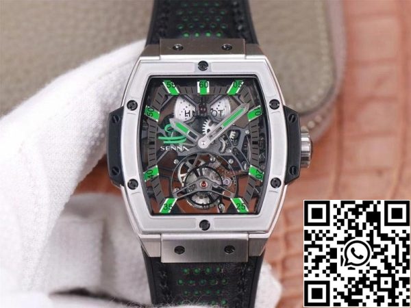 Hublot Masterpiece Tourbillon 906 NX 0129 VR AES13 1 1 Best Edition JB Factory Skeletonized Dial Sveitsin HUB 9006 Yhdysvaltain Replica katsella 6088 Hublot Masterpiece Tourbillon 906.NX.0129.VR.AES13 1: 1 Best Edition JB Factory Skeletonized Dial Sveitsin HUB 9006