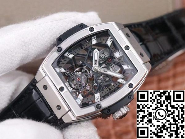 Hublot Masterpiece Tourbillon 906 NX 0129 VR AES13 1 1 Best Edition JB Factory White Hour Swiss HUB 9006 US Replica Ρολόι 1833 Hublot Masterpiece Tourbillon 906.NX.0129.VR.AES13 1:1 Best Edition JB Factory White Hour Swiss HUB 9006