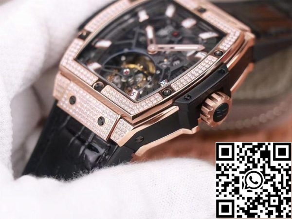 Hublot Masterpiece Tourbillon 906 OX 0123 VR AES13 1 1 Migliore edizione JB Factory oro rosa diamante svizzero HUB 9006 Replica Orologio 9775 Hublot Masterpiece Tourbillon 906.OX.0123.VR.AES13 1:1 Migliore edizione JB Factory oro rosa diamante svizzero HUB 9006