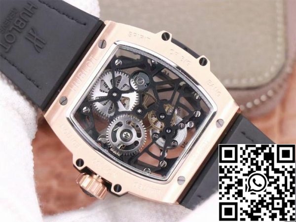 Hublot Masterpiece Tourbillon 906 OX 0123 VR AES13 1 1 Best Edition JB Factory Rose Gold White Hour Sveitsin HUB 9006 US Replica Watch 8841 Hublot Masterpiece Tourbillon 906.OX.0123.VR.AES13 1:1 Best Edition JB Factory Rose Gold White Hour Sveitsin HUB 9006