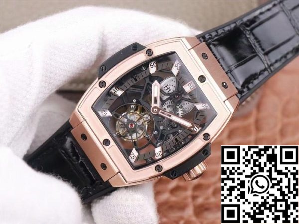 Hublot Masterpiece Tourbillon 906 OX 0123 VR AES13 1 1 Best Edition JB Factory Rose Gold White Hour Swiss HUB 9006 US Replica Watch 9681 Hublot Masterpiece Tourbillon 906.OX.0123.VR.AES13 1:1 Best Edition JB Factory Rose Gold White Hour Swiss HUB 9006