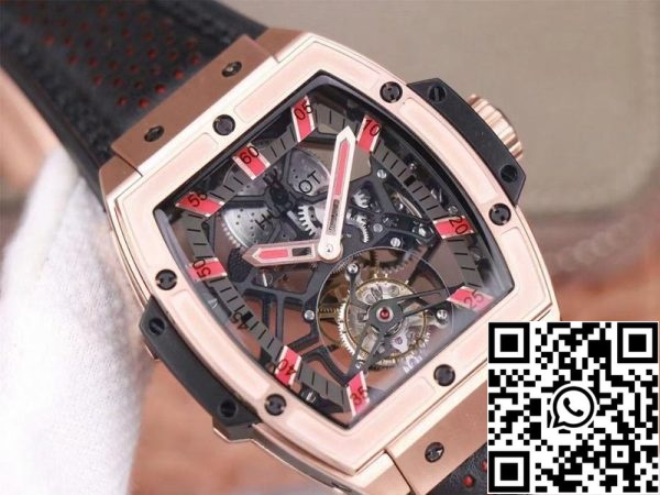 Hublot Masterpiece Tourbillon 906 OX 0123 VR AES13 1 1 Best Edition JB Factory Skeletonized Dial Swiss HUB 9006 ΗΠΑ Replica ρολόι 6672 Hublot Masterpiece Tourbillon 906.OX.0123.VR.AES13 1: 1 Best Edition JB Factory Skeletonized Dial Swiss HUB 9006