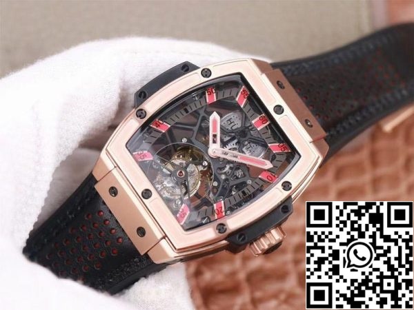 Hublot Masterpiece Tourbillon 906 OX 0123 VR AES13 1 1 Best Edition JB Factory Skeletonized Dial Swiss HUB 9006 US Replica Uhr 8735 Hublot Masterpiece Tourbillon 906.OX.0123.VR.AES13 1:1 Best Edition JB Factory Skeletonized Dial Swiss HUB 9006