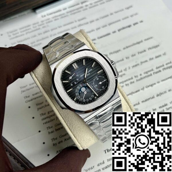 IMG 1683958635652 1695051474141 Patek Philippe Nautilus 5712/1A-001 1:1 Най-добро издание PPF Factory V2 Blue Dial