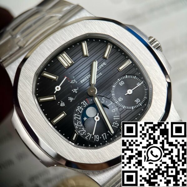 IMG 1683958635656 1695051474767 Patek Philippe Nautilus 5712/1A-001 1:1 Най-добро издание PPF Factory V2 Blue Dial