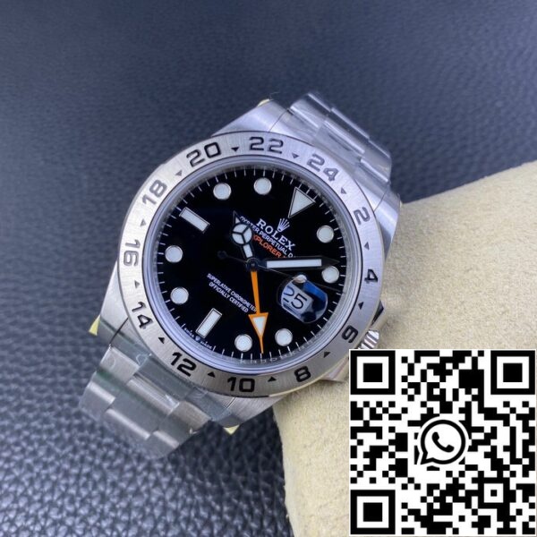 IMG 20240314 WA0047 Rolex Explorer II 226570 JVS Miesten kellot 1:1 Best Edition 3285 liikkeen musta kellotaulu