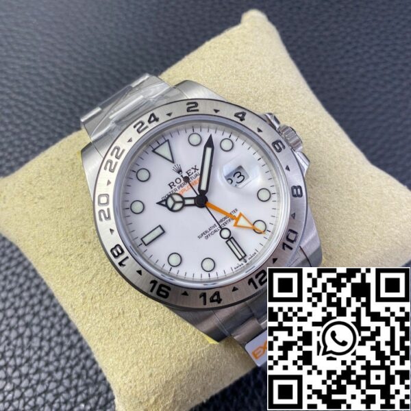 IMG 20240314 WA0051 Rolex Explorer II 226570 JVS Miesten kellot 1:1 Best Edition 3285 liikkeen valkoinen soittaa