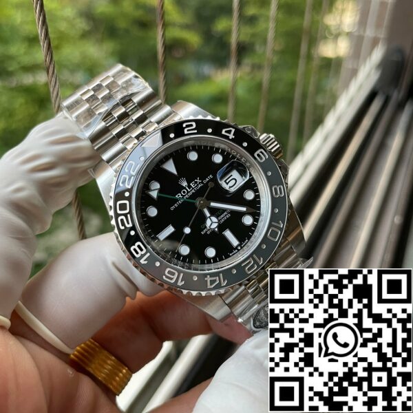 IMG 6364 1 skalenlig Rolex GMT Master II m126710grnr-0003 Bruce Wayne Batman 1:1 Best Edition Clean Factory Newest 2024