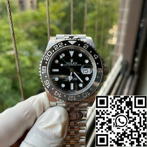 IMG 6365 1 skalenlig Rolex GMT Master II m126710grnr-0003 Bruce Wayne Batman 1:1 Best Edition Clean Factory Newest 2024