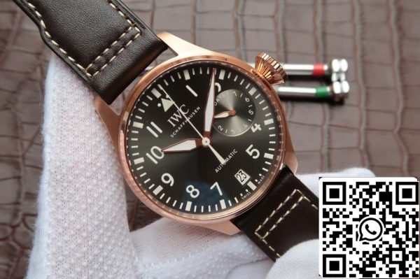 IWC Big Pilot IW500901 1:1 Best Edition ZF Factory Rose Gold Black Dial US Replica Zegarek 5594 IWC Big Pilot IW500901 1:1 Best Edition ZF Factory Rose Gold Black Dial