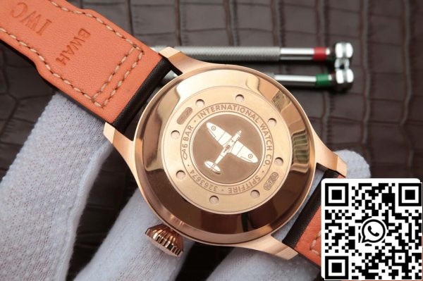 IWC Big Pilot IW500901 1 1 Najboljša izdaja ZF Factory Rose Gold črno Dial ZDA replika Watch 8293 IWC Big Pilot IW500901 1: 1 Najboljša izdaja ZF Factory Rose Gold črno Dial