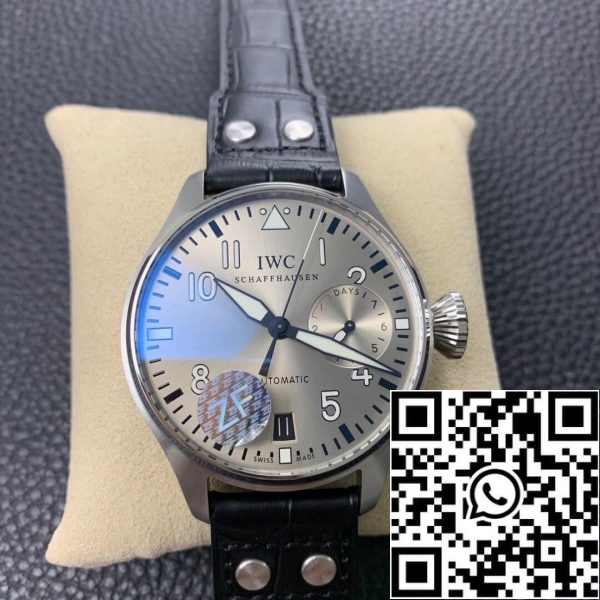 IWC Big Pilot IW500906 1 1 Best Edition ZF Fabrik Rhodium Zifferblatt US Replica Uhr 2353 IWC Big Pilot IW500906 1:1 Best Edition ZF Fabrik Rhodium Zifferblatt