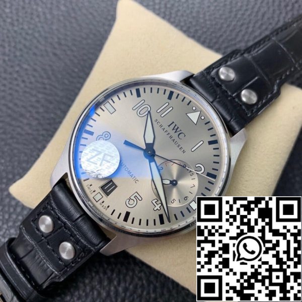 IWC Big Pilot IW500906 1 1 Best Edition ZF Factory Rhodium Dial US Replica Orologio 3671 IWC Big Pilot IW500906 1:1 Best Edition ZF Factory Rhodium Dial