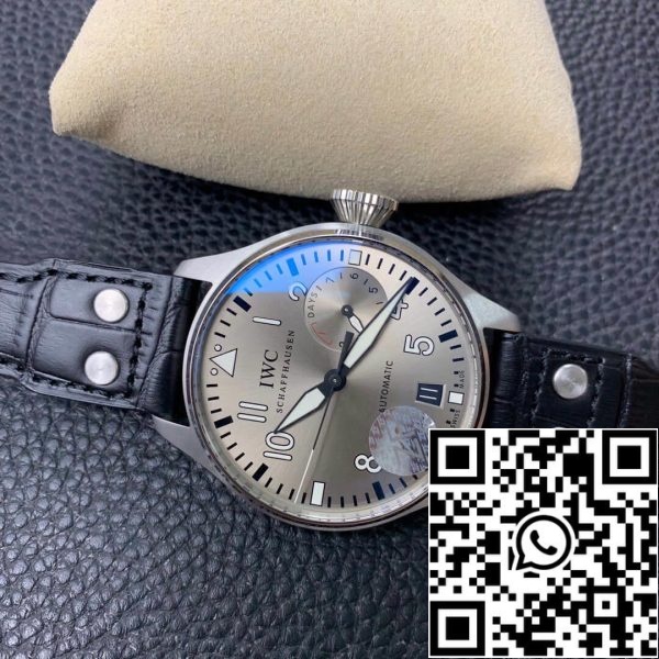 IWC Big Pilot IW500906 1 1 Best Edition ZF Factory Rhodium Dial US Replica Watch 52 IWC Big Pilot IW500906 1 1: 1 Best Edition ZF Factory Rhodium Dial