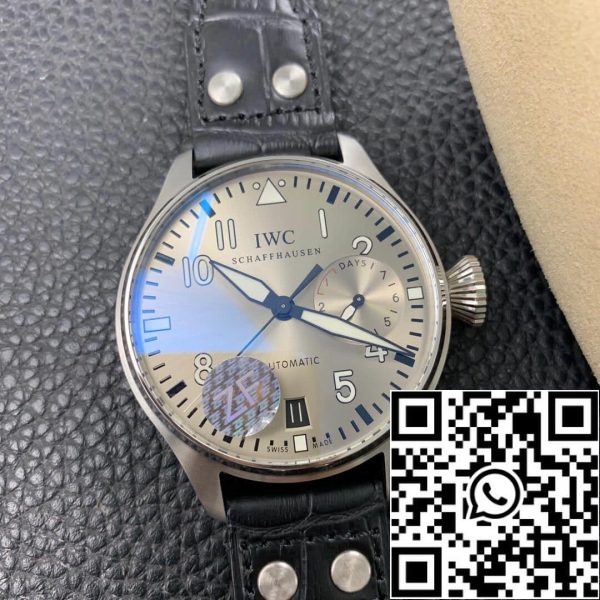 IWC Big Pilot IW500906 1 1 Best Edition ZF Factory Rhodium Dial US Replica Orologio 7715 IWC Big Pilot IW500906 1:1 Best Edition ZF Factory Rhodium Dial