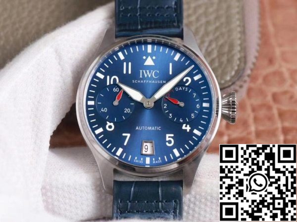 IWC Big Pilot IW501008 1 1 Best Edition ZF Factory μπλε κλήση ελβετικό ETA51111 ΗΠΑ Replica ρολόι 6583 IWC Big Pilot IW501008 1: 1 Best Edition ZF Factory μπλε κλήση ελβετικό ETA51111