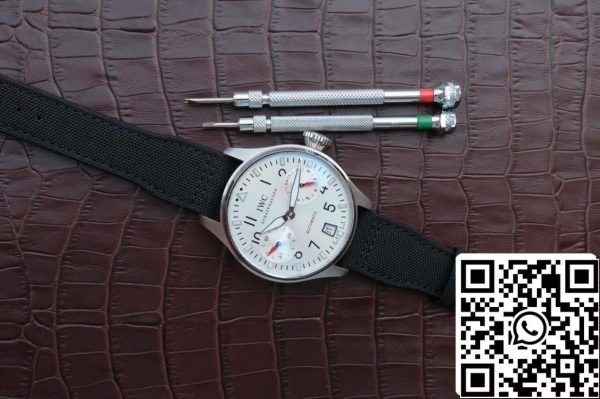 IWC Pilot 3777 Limited Edition 1 1 Best Edition ZF Factory White Dial US Replica Watch 69 IWC Pilot 3777 Limited Edition 1:1 Best Edition ZF Factory White Dial