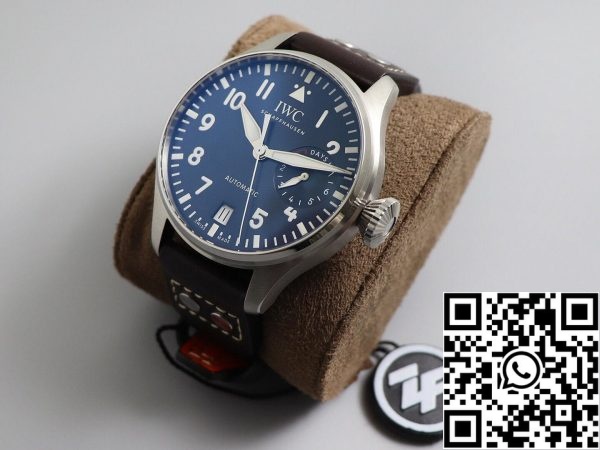 IWC Pilot 46MM 1 1 Best Edition ZF Factory rozsdamentes acél fekete számlap USA Replica Watch 8177 IWC Pilot 46MM 1:1 Best Edition ZF Factory rozsdamentes acél fekete számlap