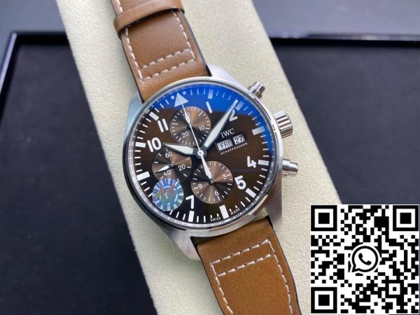 IWC Pilot Chronograph IW377713 ZF Factory 1 1 Best Edition Swiss ETA7750 Brown Dial US Replica Watch 1559 IWC Pilot Chronograph IW377713 ZF Factory 1:1 Best Edition Swiss ETA7750 Brown Dial