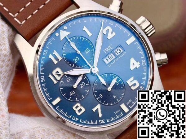 IWC Pilot Chronograph IW377714 ZF Factory Мъжки часовници 1 1 Най-доброто издание швейцарски ETA7750 Blue Dial САЩ реплика часовник 9124 IWC Pilot Chronograph IW377714 ZF Factory Мъжки часовници 1: 1 Най-доброто издание швейцарски ETA7750 Blue Dial