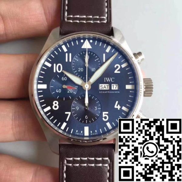 IWC Pilot Chronograph IW377714 ZF Factory Moški ure 1 1 Najboljša izdaja švicarski ETA7750 ZDA replika Watch 6314 IWC Pilot Chronograph IW377714 ZF Factory Moški ure 1: 1 Najboljša izdaja švicarski ETA7750