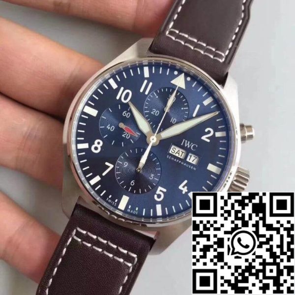 IWC Pilot Chronograph IW377714 ZF Factory Miesten kellot 1 1 Best Edition Sveitsin ETA7750 US Replica Watch 8409 IWC Pilot Chronograph IW377714 ZF Factory Miesten kellot 1:1 Best Edition Sveitsin ETA7750