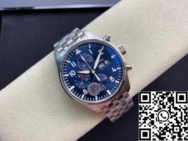 IWC Pilot Chronograph IW377717 ZF Factory 1 1 Best Edition Swiss ETA7750 Blue Dial US Replica Watch 6783 IWC Pilot Chronograph IW377717 ZF Factory 1:1 Best Edition Swiss ETA7750 Blue Dial