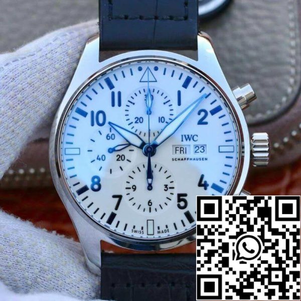 IWC 파일럿 크로노그래프 IW377725 ZF 팩토리 1 1 베스트 에디션 스위스 ETA7750 가죽 시계 스트랩 미국 복제 시계 4448 IWC 파일럿 크로노그래프 IW377725 ZF 팩토리 1:1 베스트 에디션 스위스 ETA7750 가죽 시계 스트랩