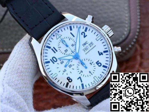 IWC 파일럿 크로노그래프 IW377725 ZF 팩토리 1 1 베스트 에디션 스위스 ETA7750 가죽 시계 스트랩 미국 복제 시계 9840 IWC 파일럿 크로노그래프 IW377725 ZF 팩토리 1:1 베스트 에디션 스위스 ETA7750 가죽 시계 스트랩