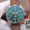 IWC Pilot Chronograph IW377726 1 1 Migliore edizione ZF Factory quadrante verde svizzero ETA7750 Replica Orologio 7592 IWC Pilot Chronograph IW377726 1:1 Migliore edizione ZF Factory quadrante verde svizzero ETA7750