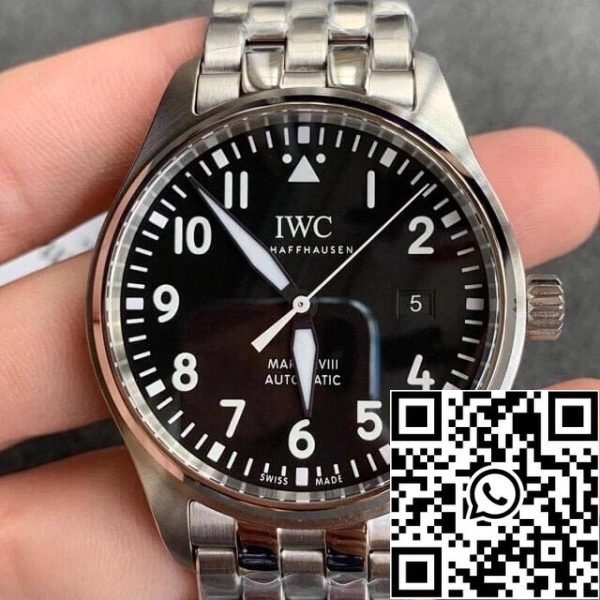 IWC Pilot IW327011 1 1 Best Edition V7 Factory Black Dial US Replica Watch 2077 IWC Pilot IW327011 1 1 Best Edition V7 Factory Black Dial