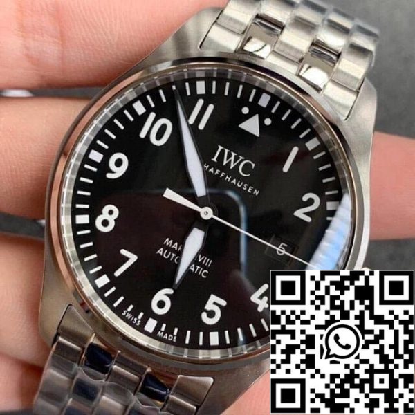 IWC Pilot IW327011 1 1 Лучшее издание V7 завода черный циферблат США Реплика Смотреть 4665 IWC Pilot IW327011 1:1 Лучшее издание V7 завода черный циферблат