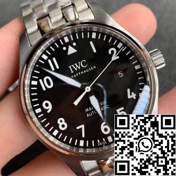 IWC Pilot IW327011 1 1 Best Edition V7 Factory Black Dial US Replica Watch 9011 IWC Pilot IW327011 1:1 Best Edition V7 Factory Black Dial