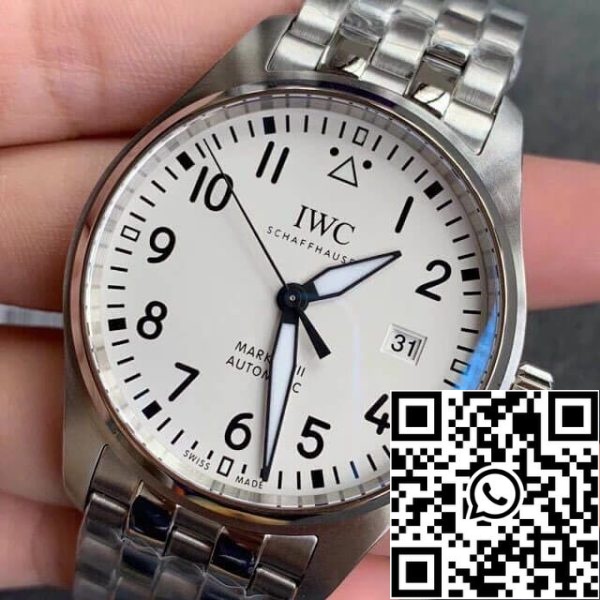 IWC Pilot IW327012 1 1 Best Edition V7 Factory White Dial US Replica Watch 89 IWC Pilot IW327012 1:1 Best Edition V7 Factory White Dial