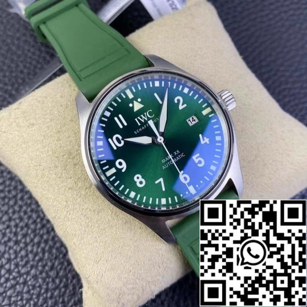 IWC Pilot IW328205 1 1 Най-доброто издание M Фабрика зелен циферблат САЩ реплика часовник 3670 IWC Pilot IW328205 1: 1 Най-доброто издание M+ Фабрика зелен циферблат