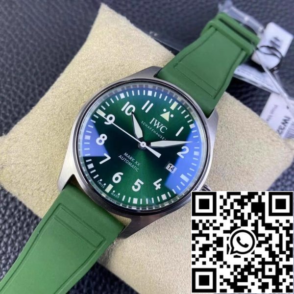 IWC Pilot IW328205 1 1 Best Edition M Factory Quadrante Verde Orologio Replica 6862 IWC Pilot IW328205 1:1 Best Edition M+ Factory Quadrante Verde