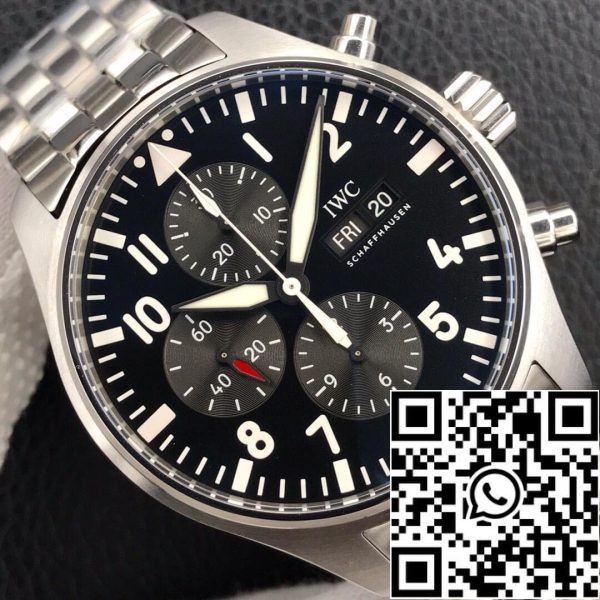 IWC Pilot IW377710 1 1 Best Edition ZF Factory Musta Dial Yhdysvaltain Replica katsella 3785 IWC Pilot IW377710 1: 1 Best Edition ZF Factory Musta Dial