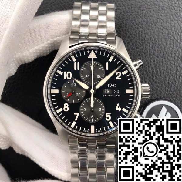 IWC Pilot IW377710 1 1 Najboljša izdaja ZF Factory črno Dial ZDA replika Watch 4890 IWC Pilot IW377710 1: 1 Najboljša izdaja ZF Factory črno Dial