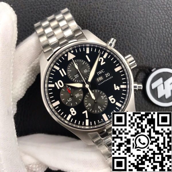 IWC Pilot IW377710 1 1 Best Edition ZF Factory Quadrante Nero Replica Orologio 9914 IWC Pilot IW377710 1:1 Best Edition ZF Factory Quadrante Nero