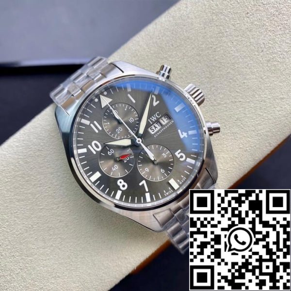 IWC Pilot IW377719 1 1 Best Edition ZF Factory Grey Dial US Replica Klocka 7789 IWC Pilot IW377719 1:1 Best Edition ZF Factory Grey Dial