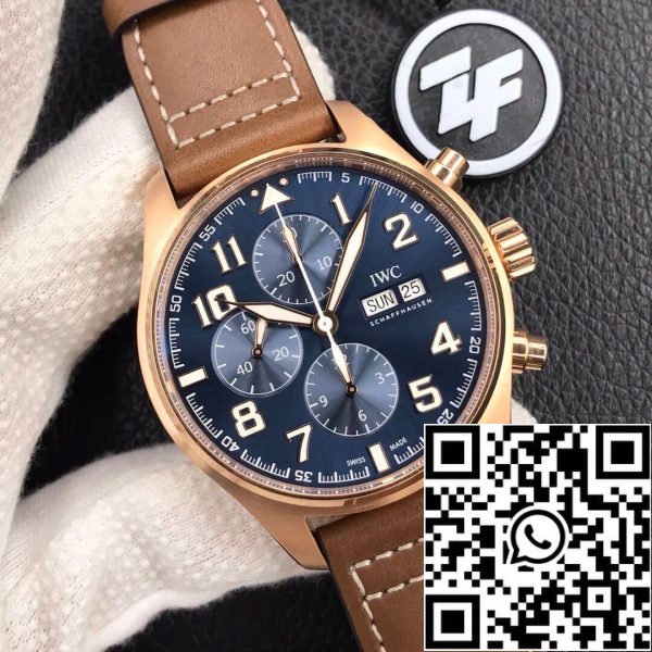 IWC Pilot IW377721 1 1 Mejor Edición ZF Factory Rose Gold US Replica Watch 333 IWC Pilot IW377721 1:1 Mejor Edición ZF Factory Rose Gold