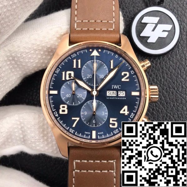 IWC Pilot IW377721 1 1 Mejor Edición ZF Factory Rose Gold US Replica Watch 6405 IWC Pilot IW377721 1 1 Mejor Edición ZF Factory Rose Gold