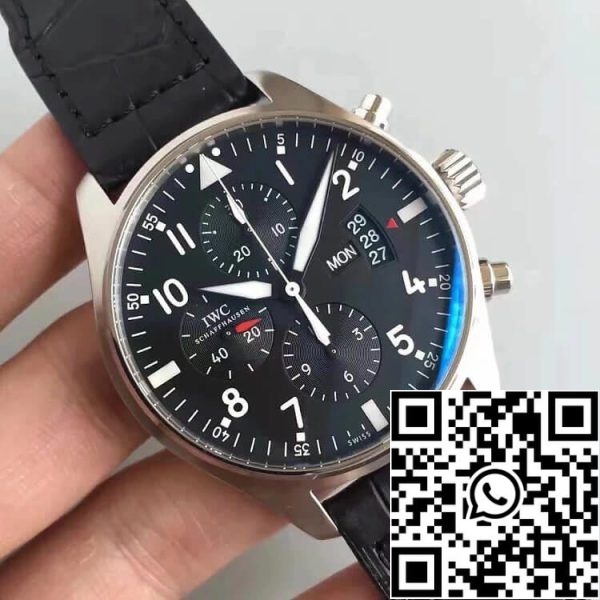 IWC Pilot IW37777 1 1 Best Edition ZF Factory Black Dial US Replica Watch 8635 IWC Pilot IW37777 1 1 Best Edition ZF Factory Black Dial