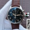 IWC Pilot IW387808 1 1 Best Edition ZF Factory Musta Dial Yhdysvaltain Replica katsella 4629 IWC Pilot IW387808 1: 1 Best Edition ZF Factory Musta Dial