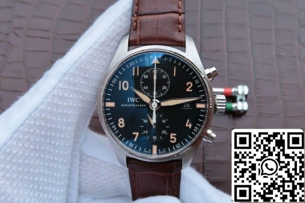 IWC Pilot IW387808 1:1 Best Edition ZF Factory Black Dial US Replica Zegarek 4629 IWC Pilot IW387808 1:1 Best Edition ZF Factory Black Dial