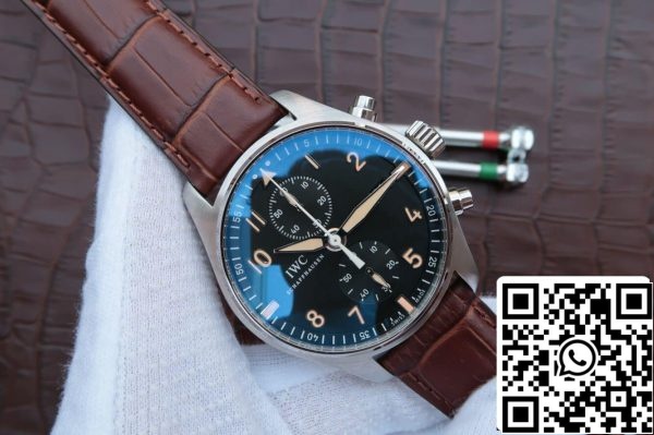 IWC Pilot IW387808 1 1 Best Edition ZF Factory Musta Dial Yhdysvaltain Replica katsella 5806 IWC Pilot IW387808 1: 1 Best Edition ZF Factory Musta Dial