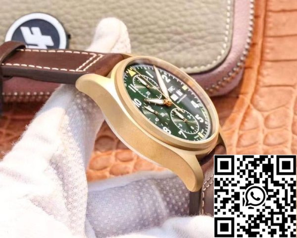 IWC Pilot IW387902 Spitfire Chronograph ZF Factory 1 1 Best Edition Bronze Case Swiss ETA7750 US Replica Watch 6695 IWC Pilot IW387902 Spitfire Chronograph ZF Factory 1:1 Best Edition Bronze Case Swiss ETA7750