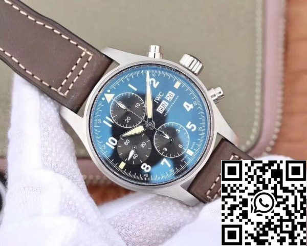 IWC Pilot IW387903 2019 New Spitfire Chronograph ZF Factory 1:1 Best Edition Stainless Steel Case Swiss ETA7750 US Replica Watch 6101 IWC Pilot IW387903 2019 New Spitfire Chronograph ZF Factory 1:1 Best Edition Stainless Steel Case Swiss ETA7750